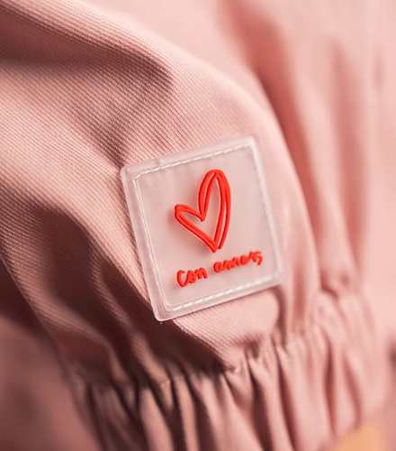 Chaqueta Rompevientos Rosada