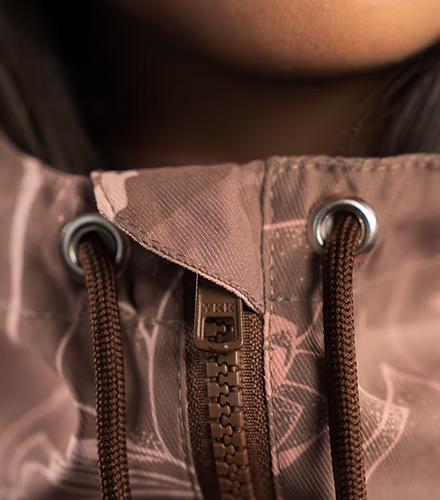 Chaqueta Rompevientos Rosada