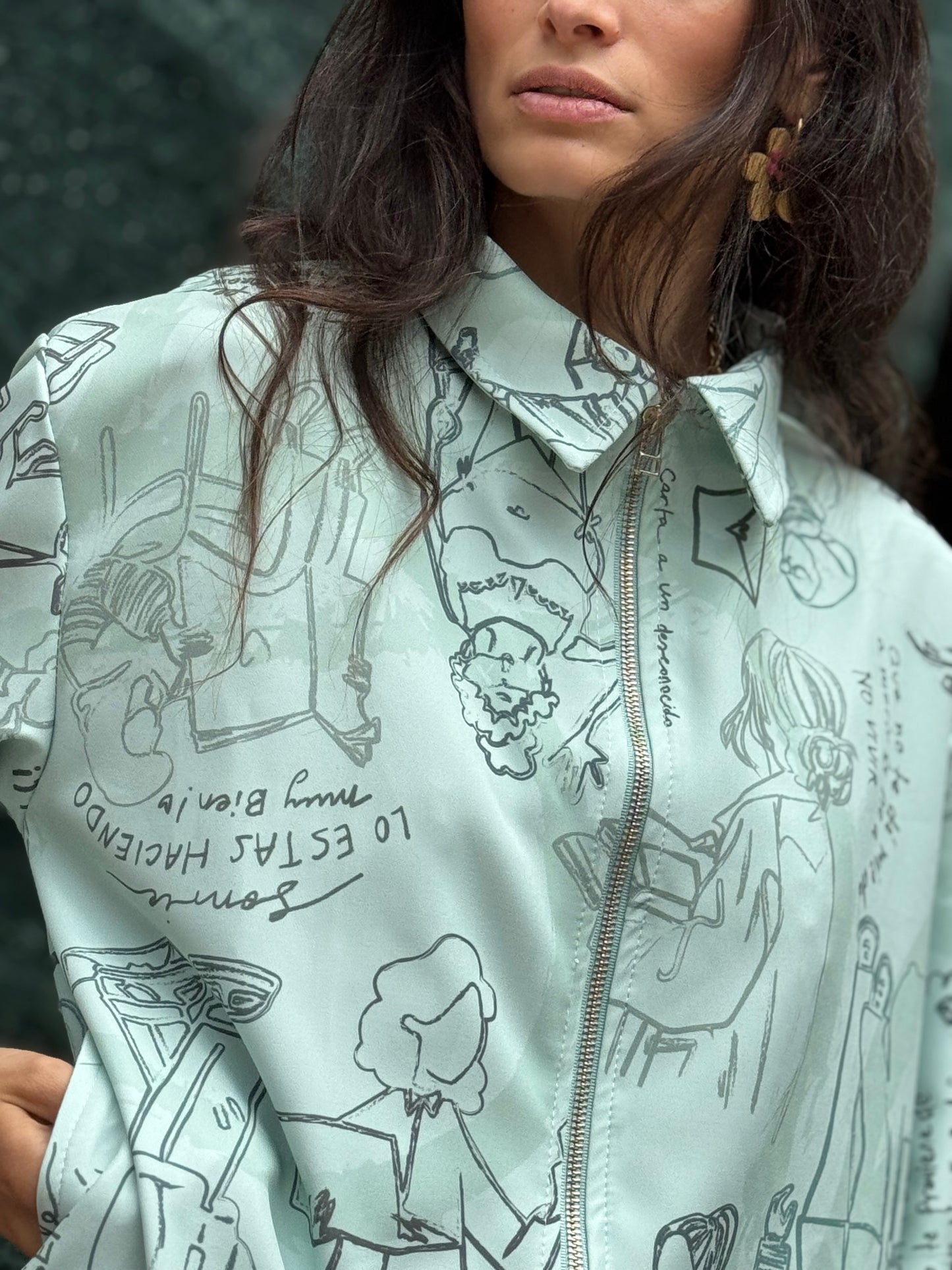 Chaqueta Liviana Verde Menta