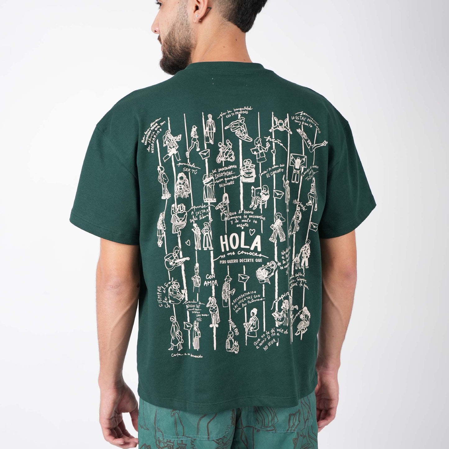 Camiseta Verde Esmeralda