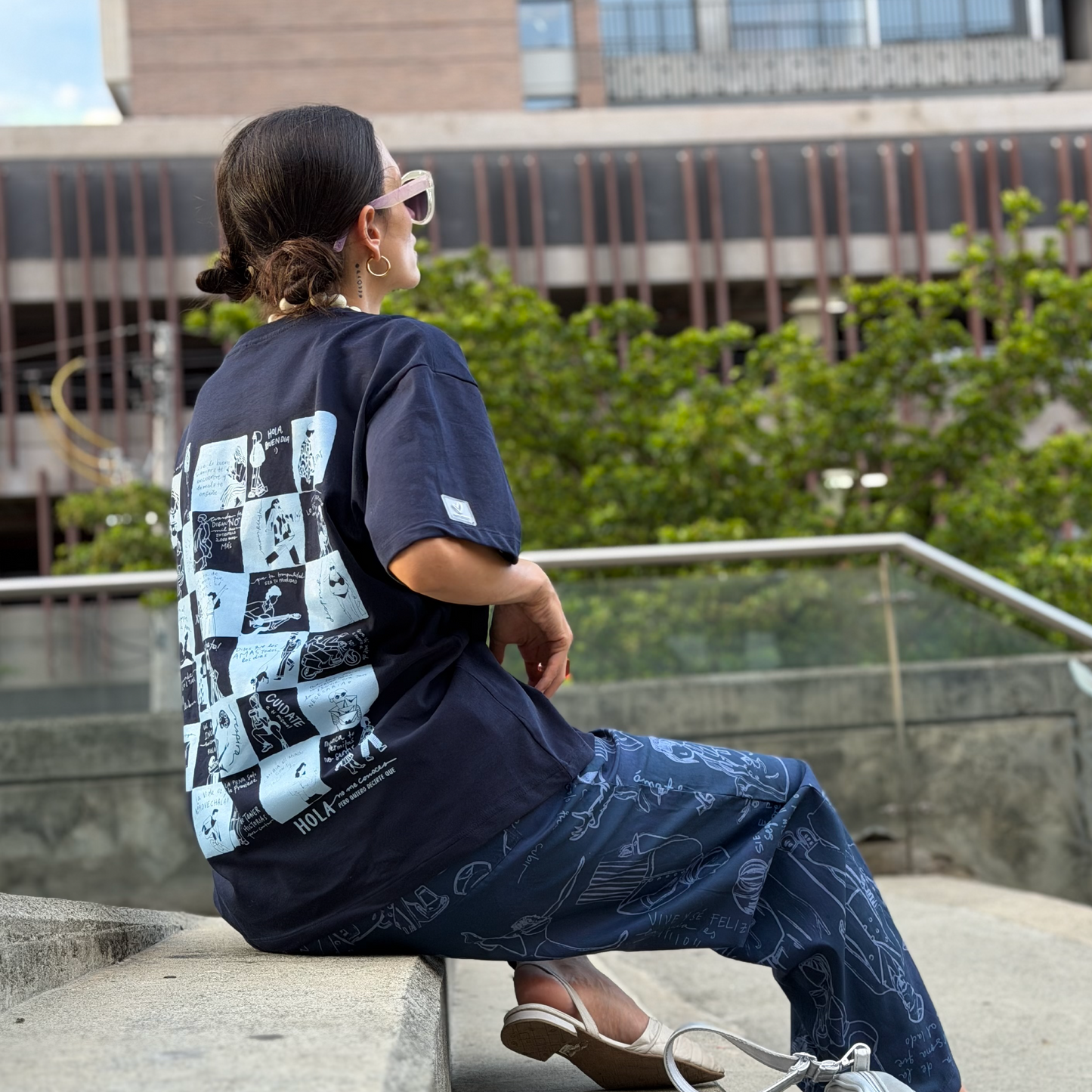 Camiseta Ventana Azul