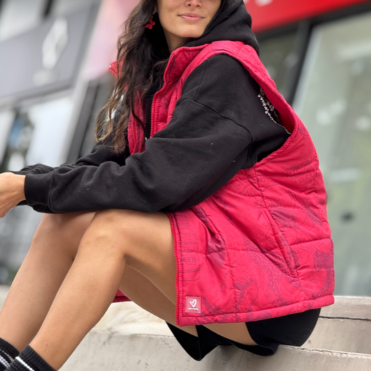 Chaleco Puffer Rojo