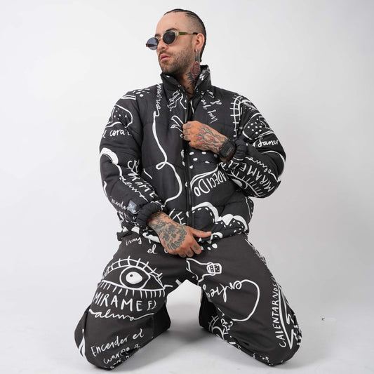 Chaqueta Puffer Negra