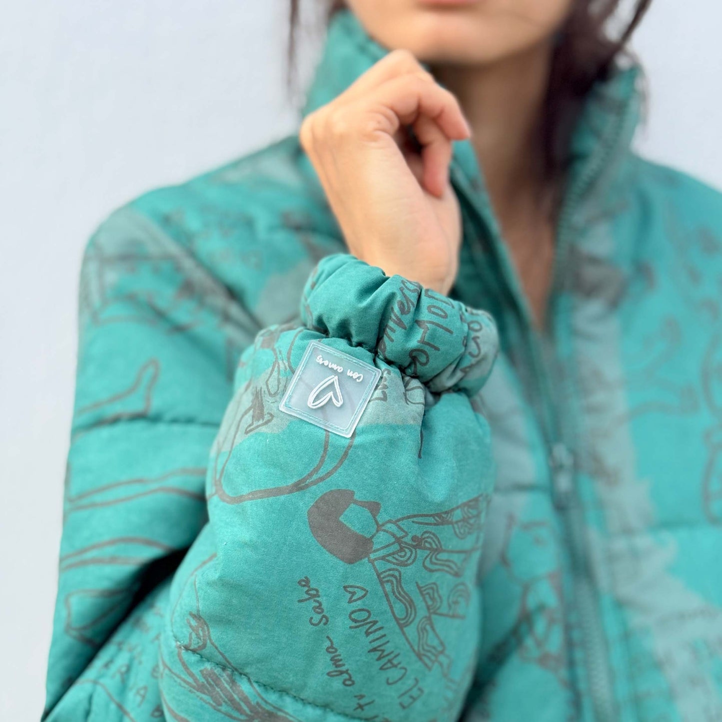 Puffer Verde Esmeralda