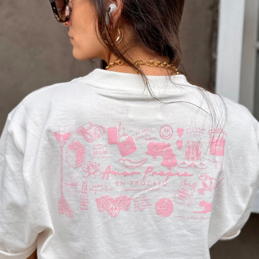 Camiseta Crop Top blanca