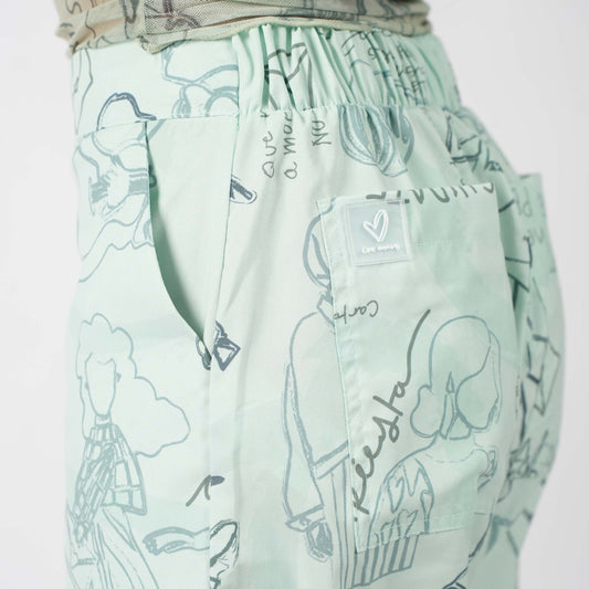 Pantalon Verde Menta