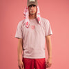 Camiseta Palo rosa estampado Rojo