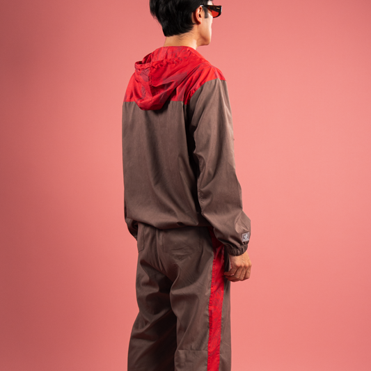 Chaqueta Rompevientos Café