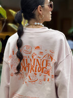 Crewneck algodón de azúcar