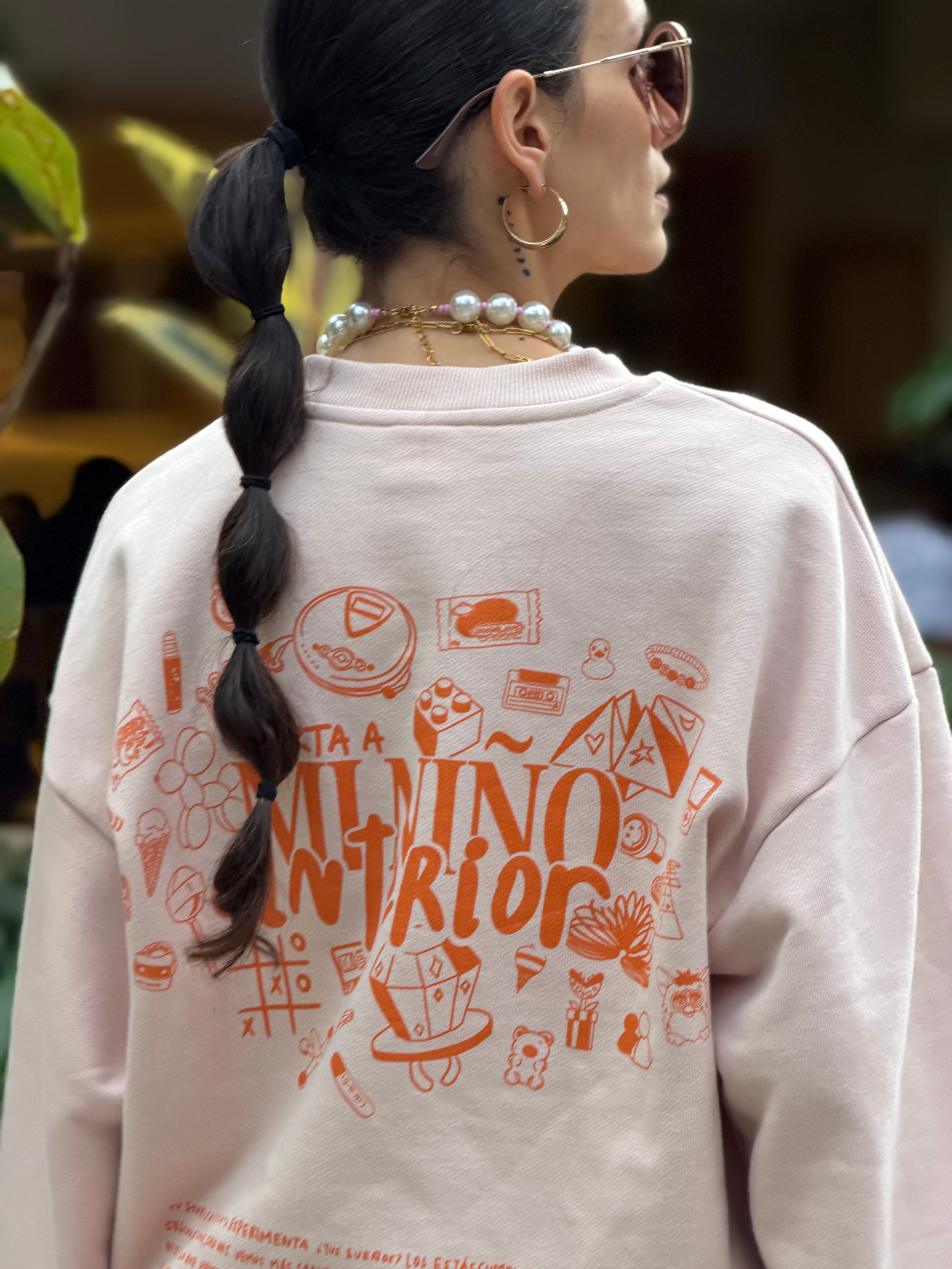 Crewneck algodón de azúcar
