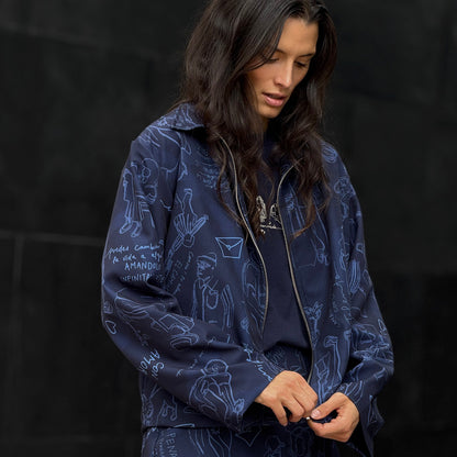 Chaqueta Liviana Azul Noche