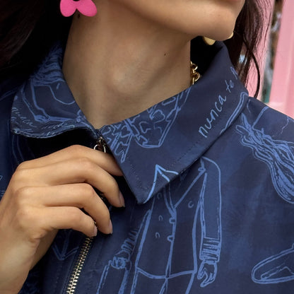 Chaqueta Liviana Azul Noche