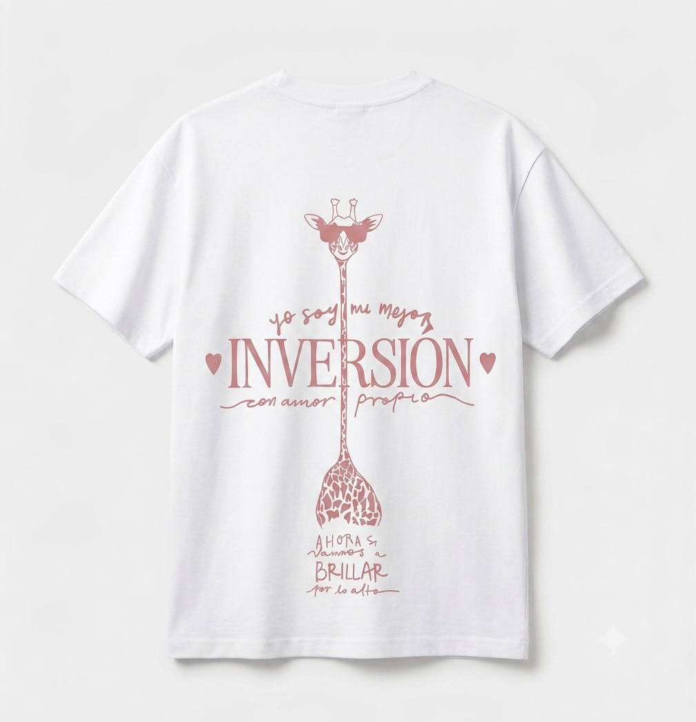 Camiseta jirafa