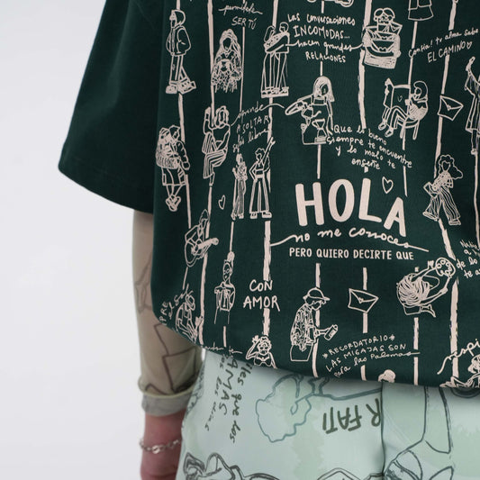 Camiseta Verde Esmeralda