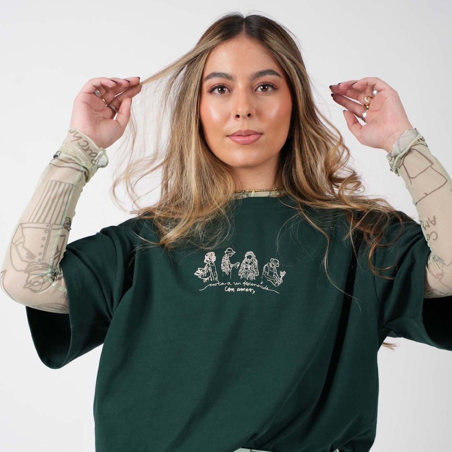 Camiseta Verde Esmeralda