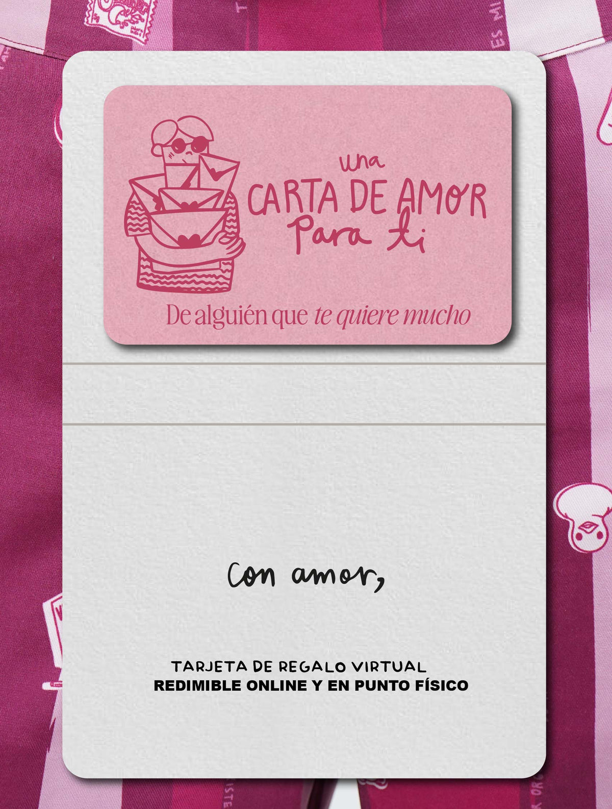 Tarjeta de Regalo Con Amor