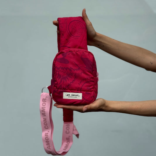 Mano Libre Puffer Roja