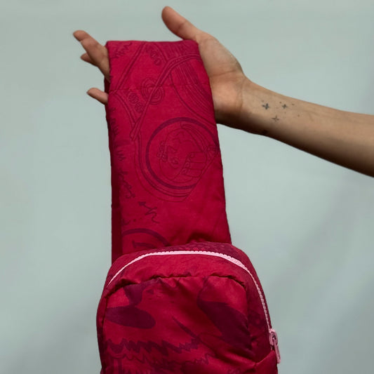 Mano Libre Puffer Roja