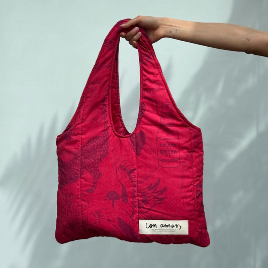 Bolsa frontal Puffer Roja