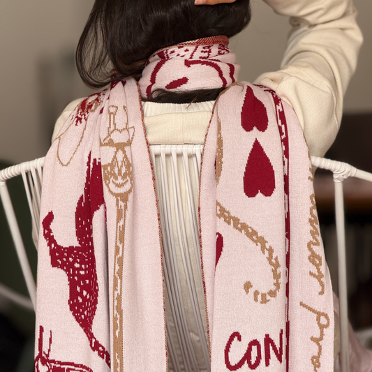 Bufanda Maxi amor propio tres tonos