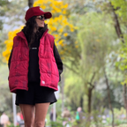 Chaleco Puffer Rojo