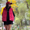 Chaleco Puffer Rojo