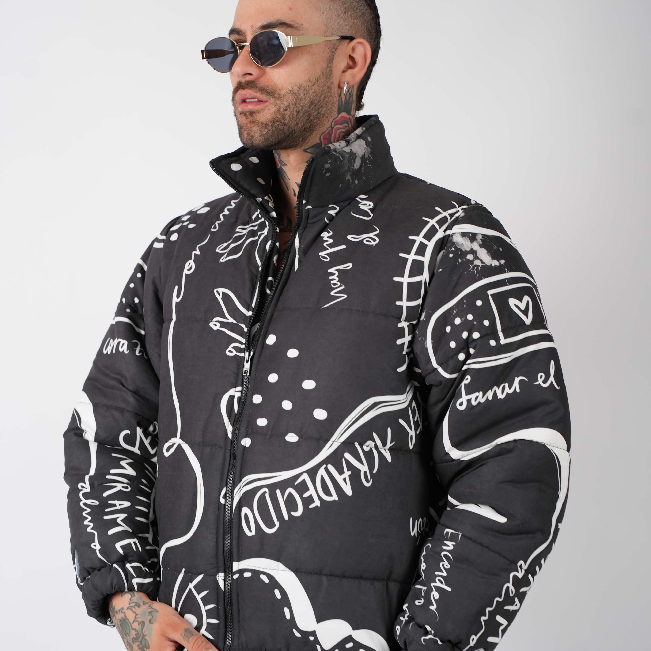 Chaqueta Puffer Negra