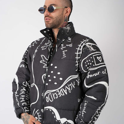 Chaqueta Puffer Negra