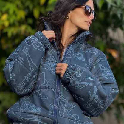 Puffer Azul Noche