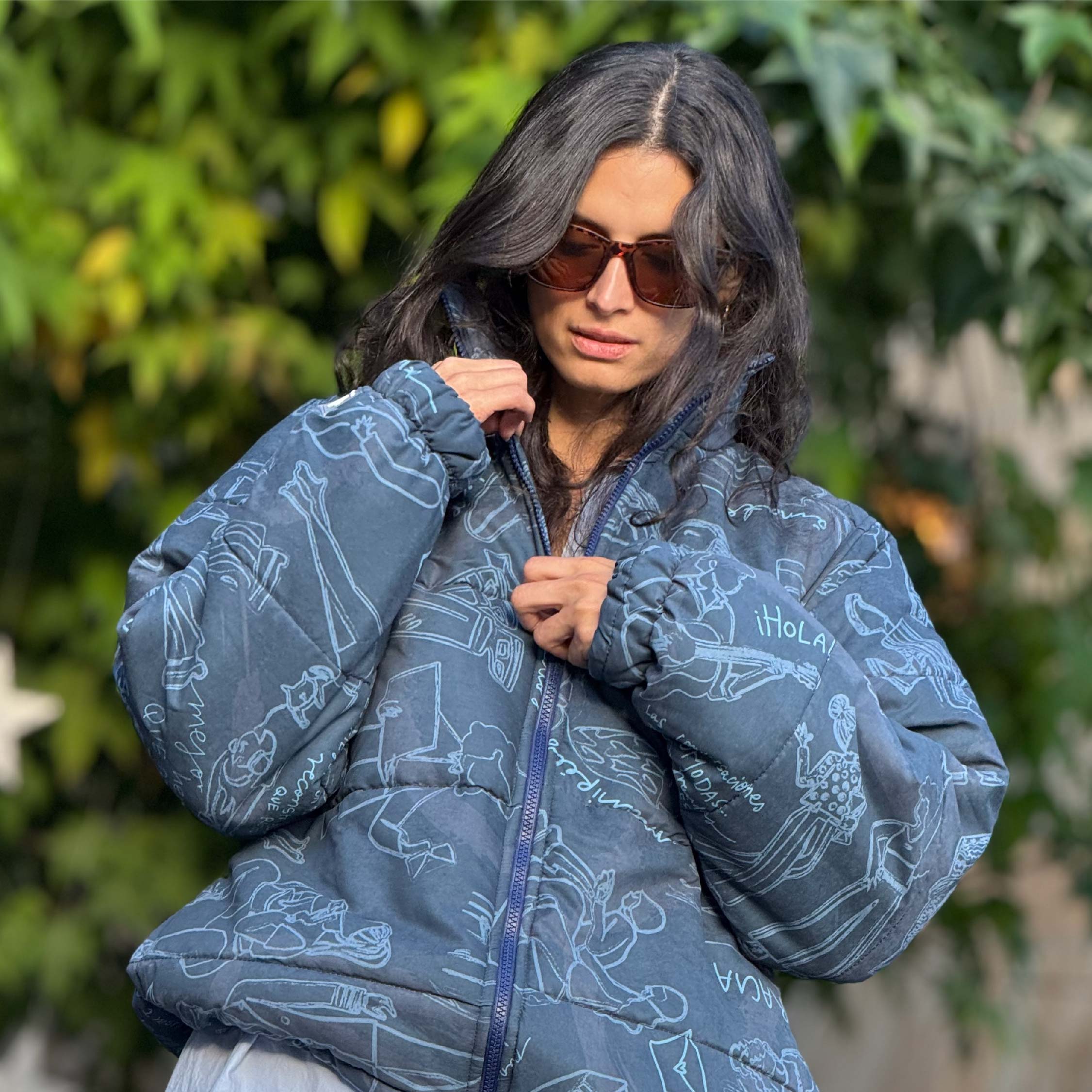 Puffer Azul Noche