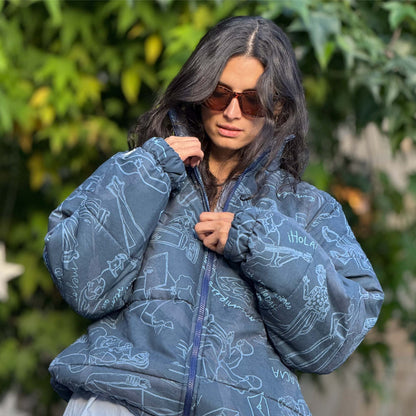 Puffer Azul Noche