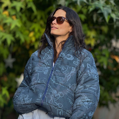 Puffer Azul Noche