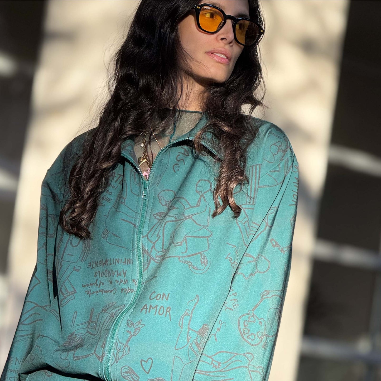 Chaqueta Liviana Verde Esmeralda