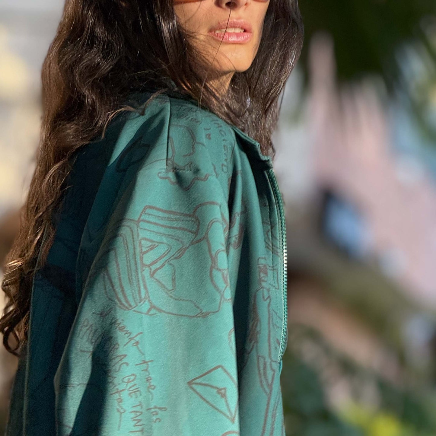 Chaqueta Liviana Verde Esmeralda