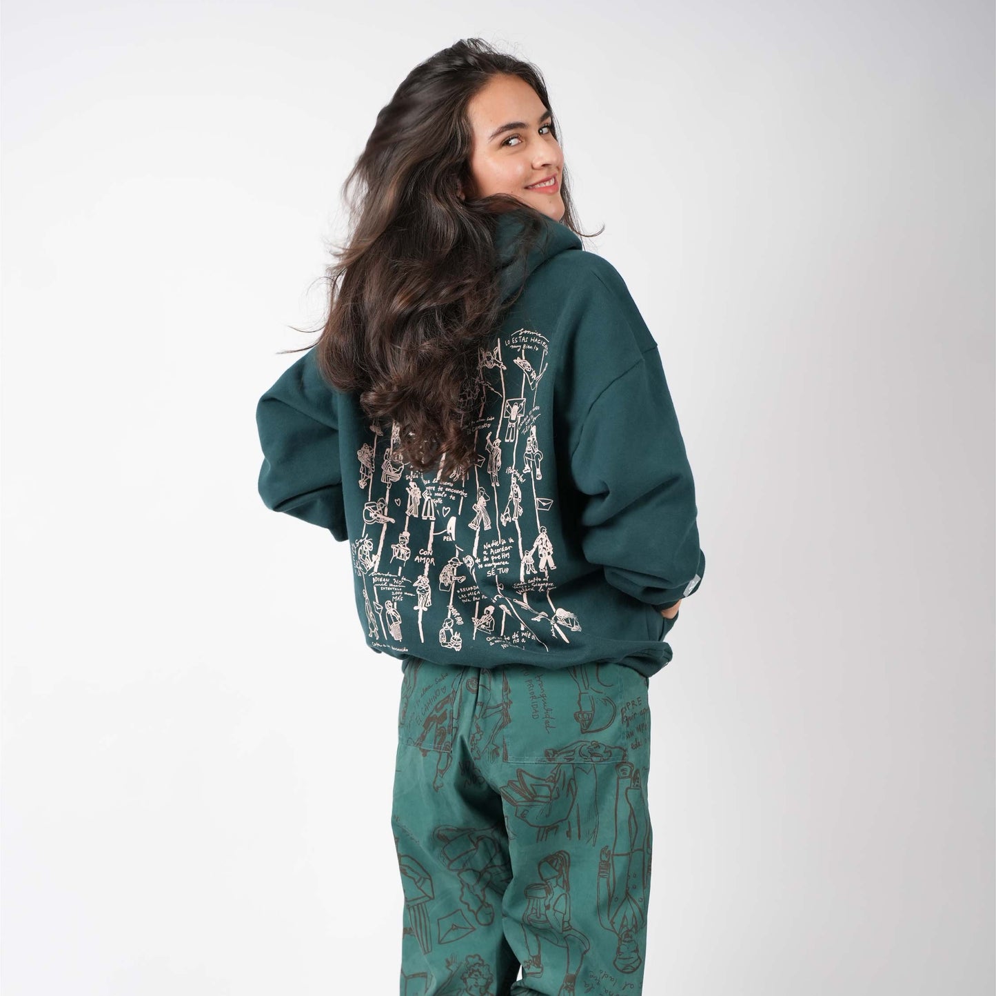 Hoddie Verde Esmeralda