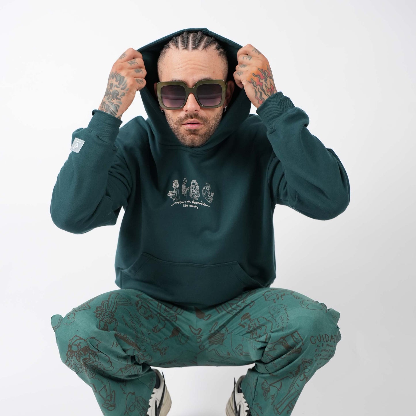 Hoddie Verde Esmeralda