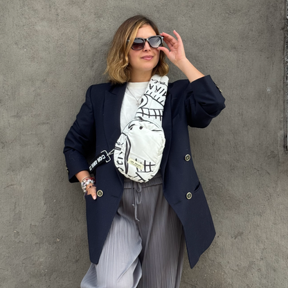 Manos libre Puffer blanco