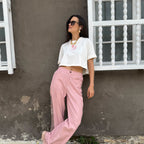 Camiseta Crop Top blanca
