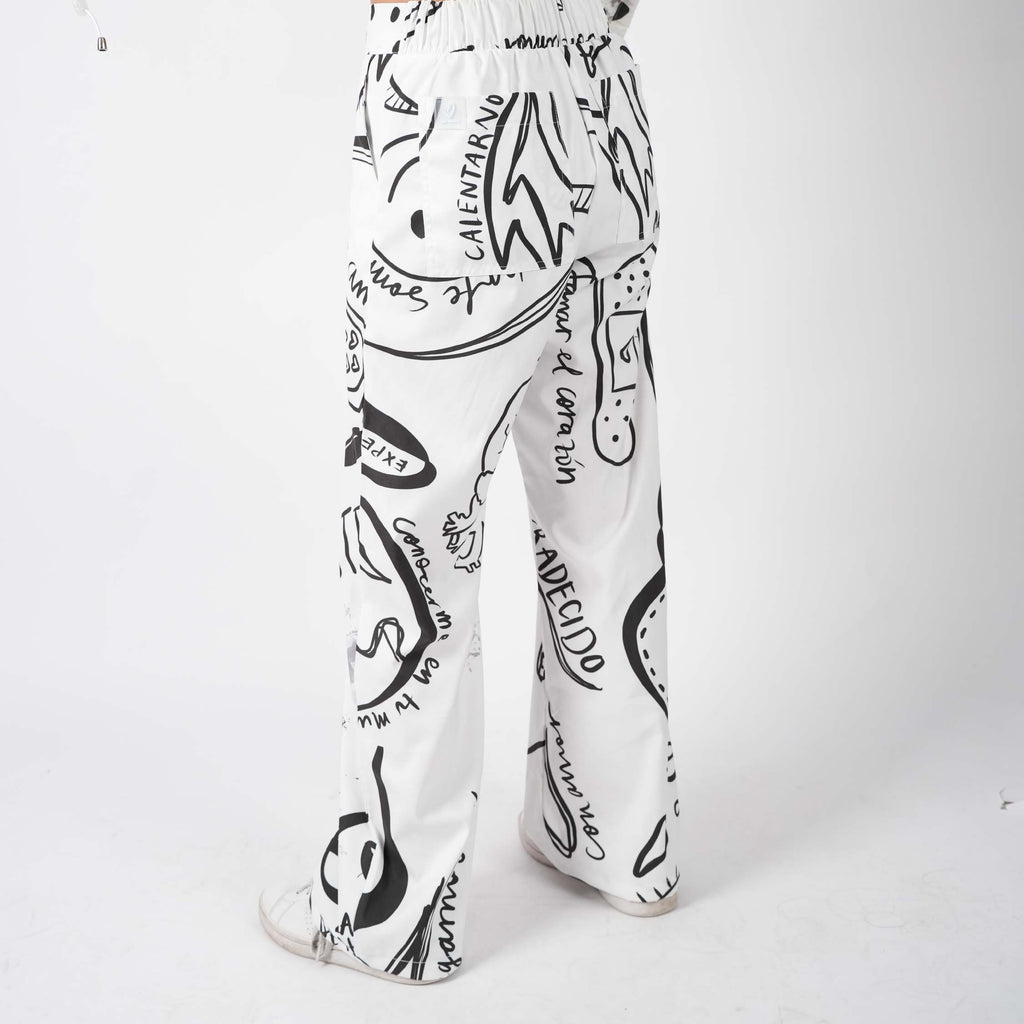 Pantalon Blanco