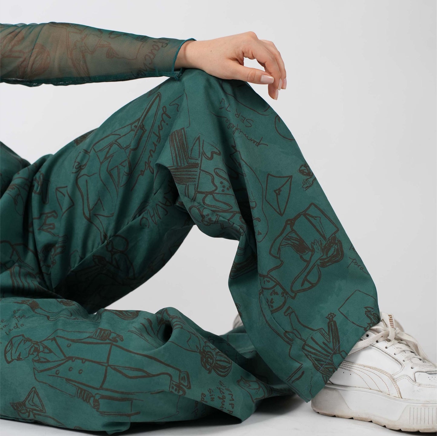 Pantalon Verde Esmeralda