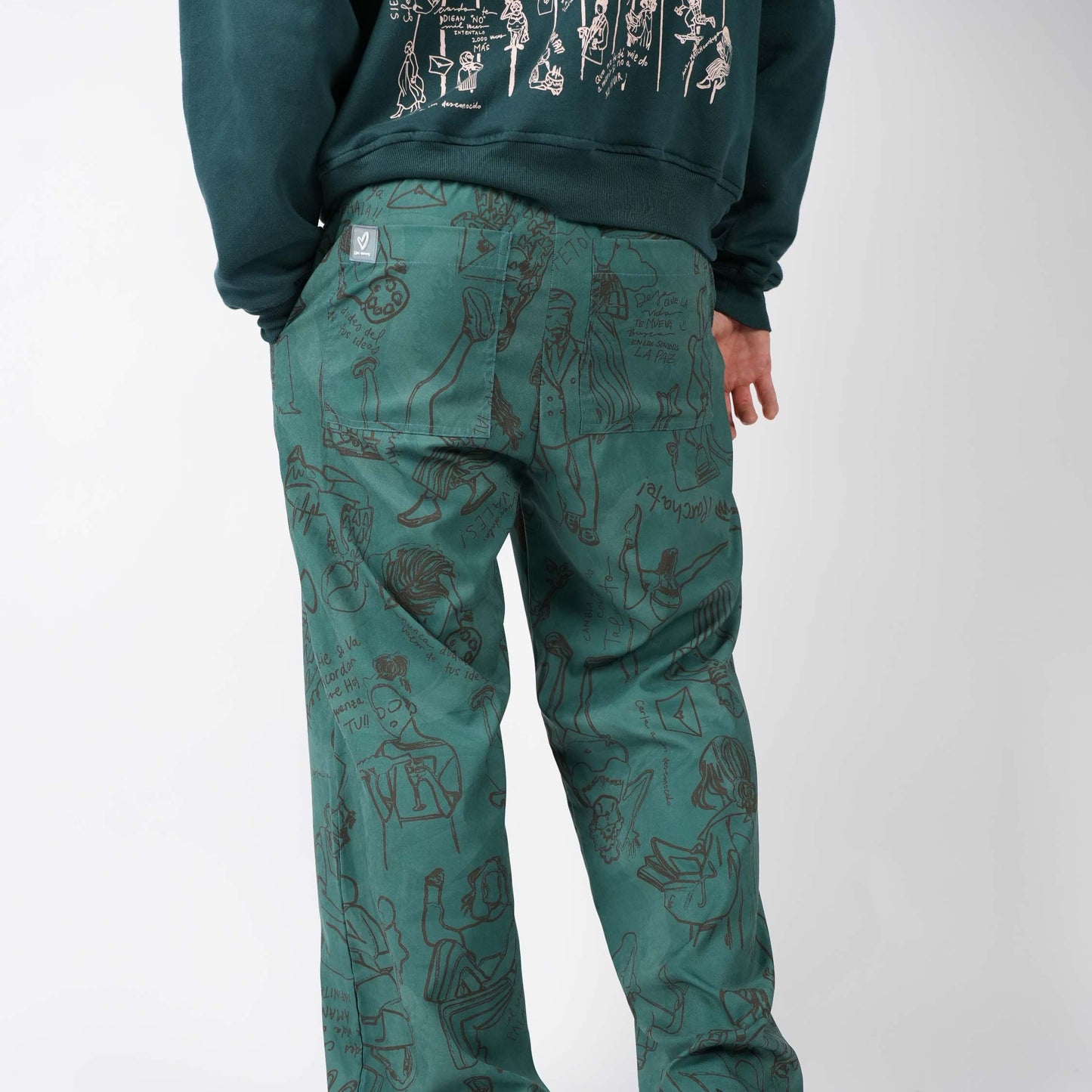 Pantalon Verde Esmeralda