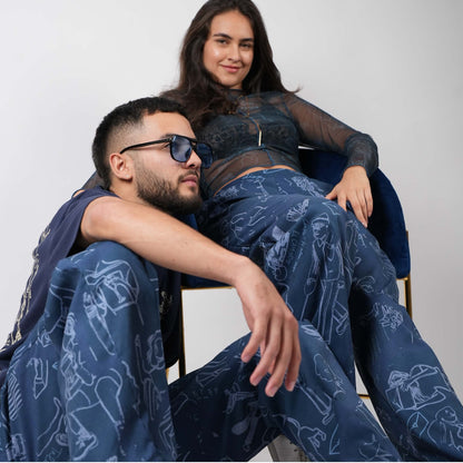 Pantalon Azul Noche