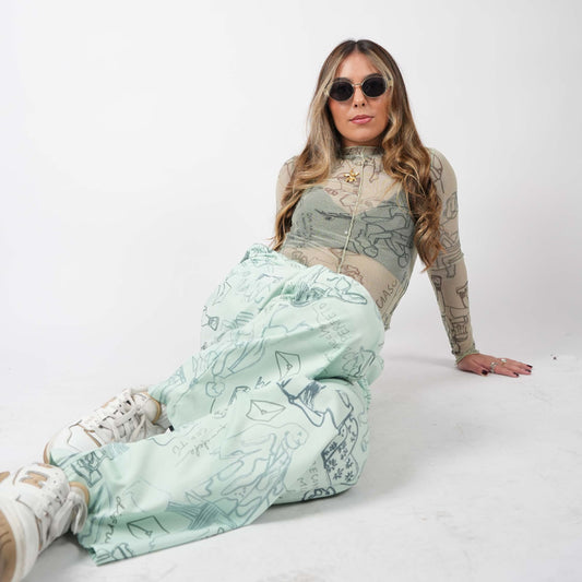 Pantalon Verde Menta