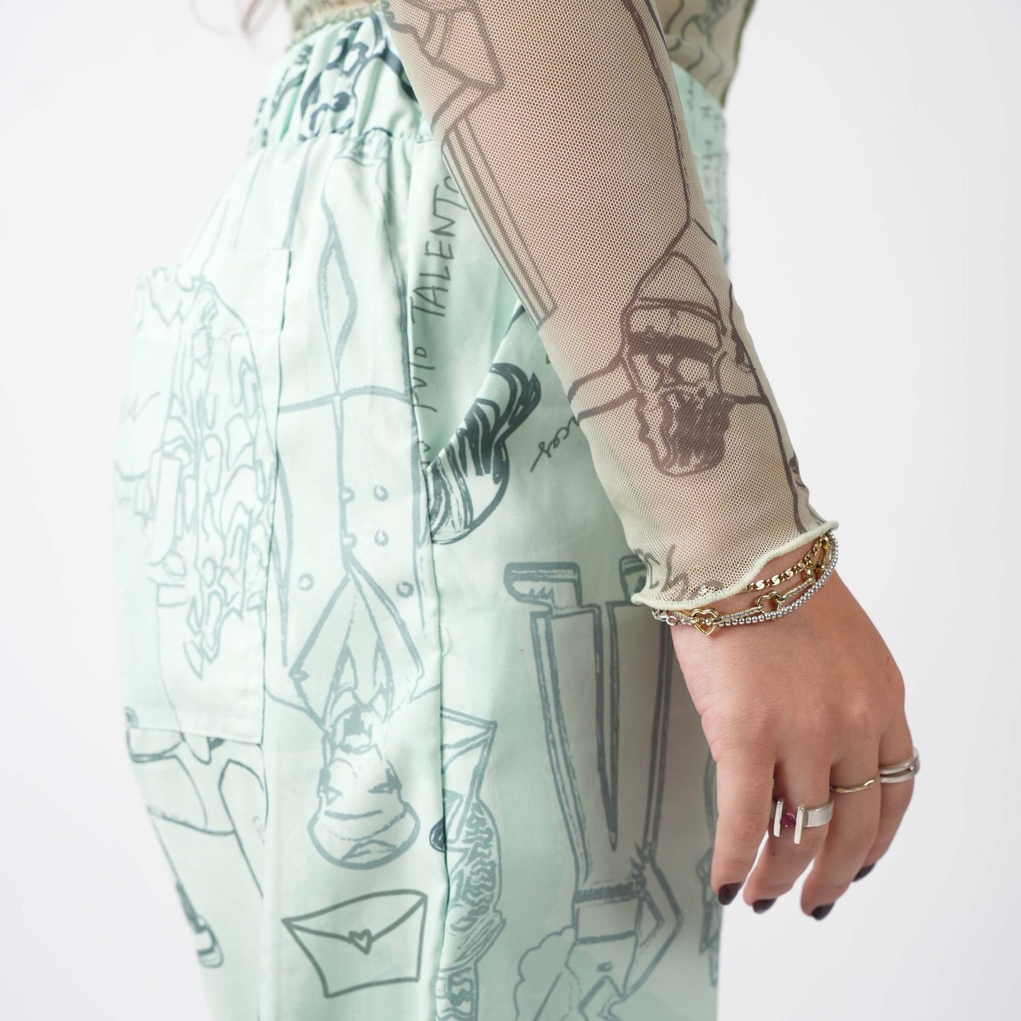 Pantalon Verde Menta