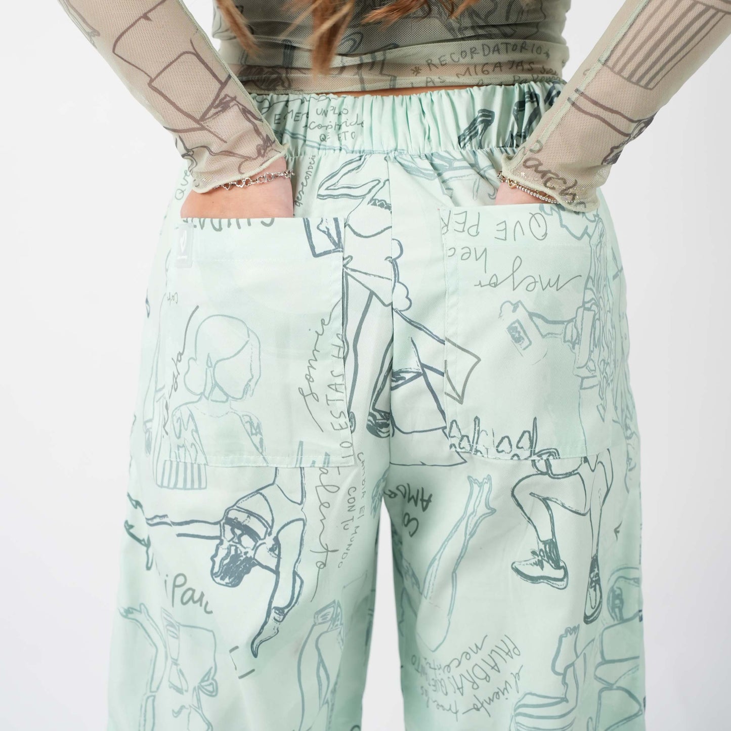 Pantalon Verde Menta