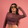 Top corto Mersh Café