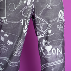 Pantalón tusa gris grafito