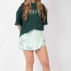 Falda short verde menta